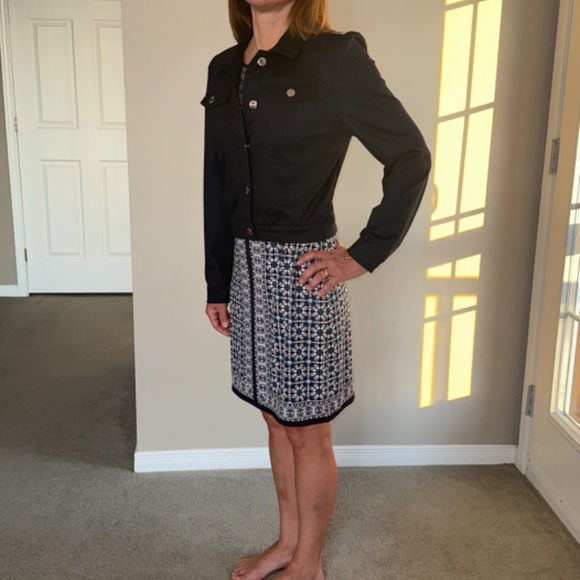 Calvin Klein Navy Jacket Size Medium NWOT - Picture 2 of 16